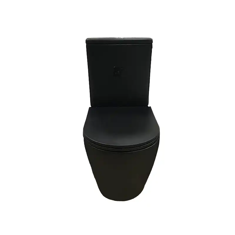 Унитаз-компакт AVS Сити 801-0003-N-R-MB безободковый, черный матовый фото 1