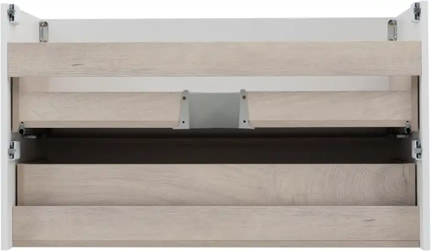 Тумба под раковину Aquanet Ирис New 100 белый глянец, подвесная, 339280 фото 10