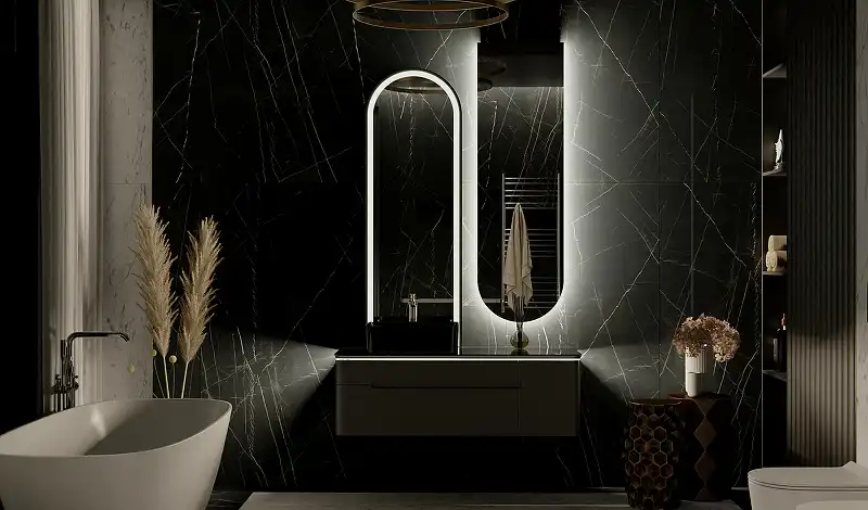 Тумба под раковину Jorno SHINE 120 Shi.01.120/P/A Серый антрацит фото 10