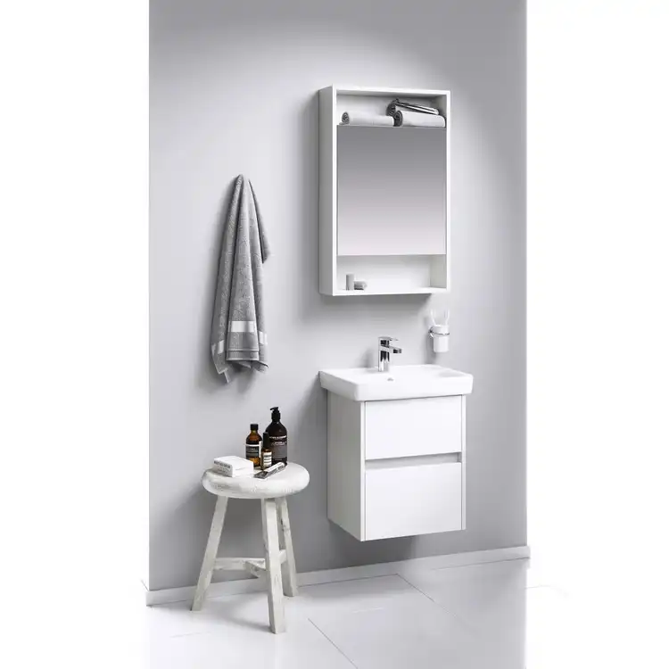 Зеркальный шкаф Aqwella City 50 см, SIT0405DK, цвет Дуб канадский фото 2