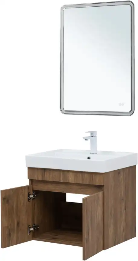 Тумба под раковину Aquanet Оптима 60 дуб рустикальный , 344795 фото 10