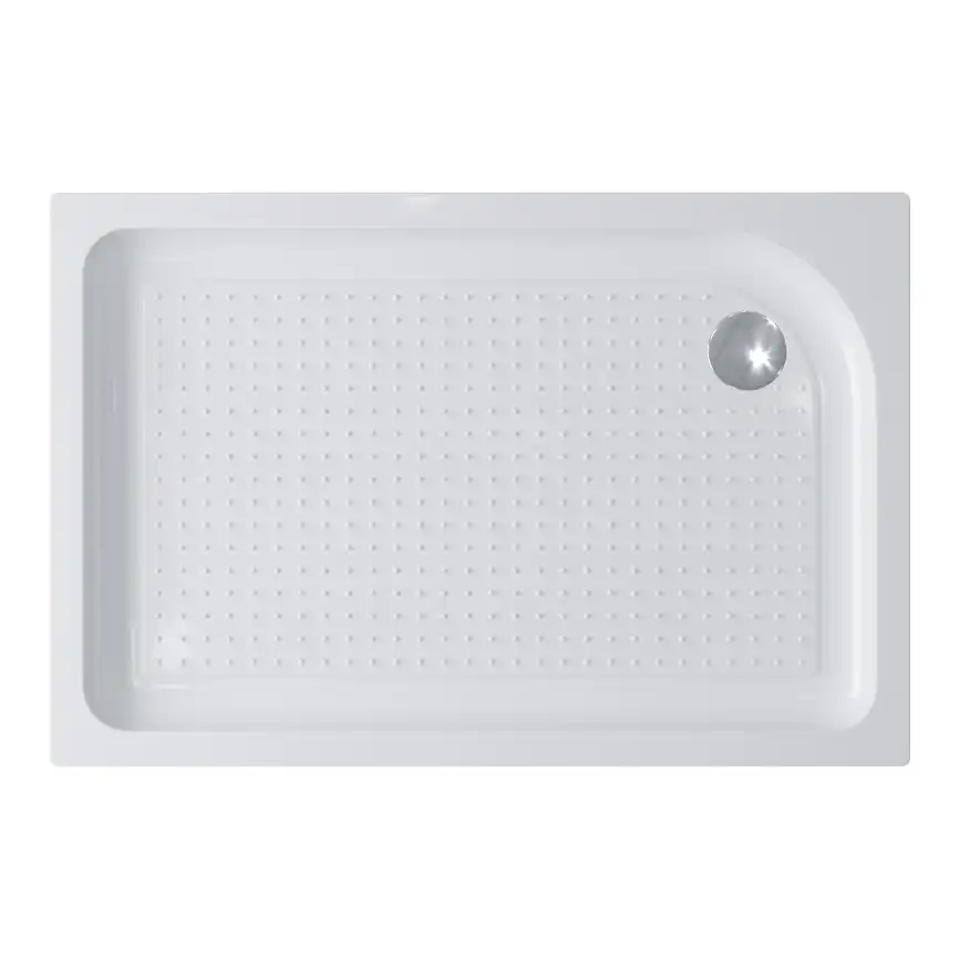 Душевой поддон BelBagno TRAY 100х80 акриловый TRAY-BB-AH-100/80-15-W-R Белый фото 1