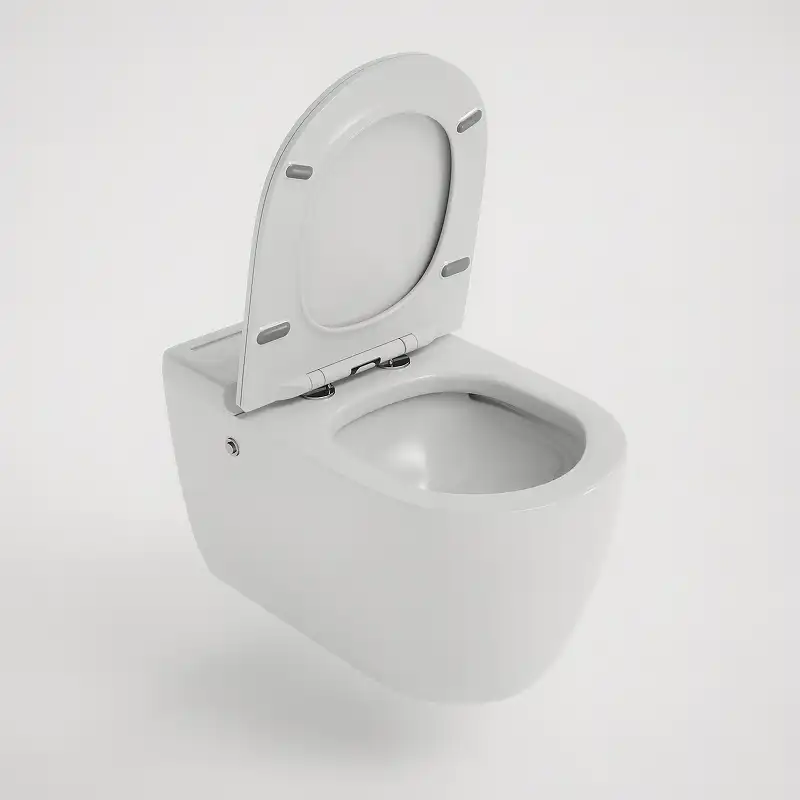 Подвесной унитаз Grossman GR-5502 безободковый, Белый глянцевый фото 4