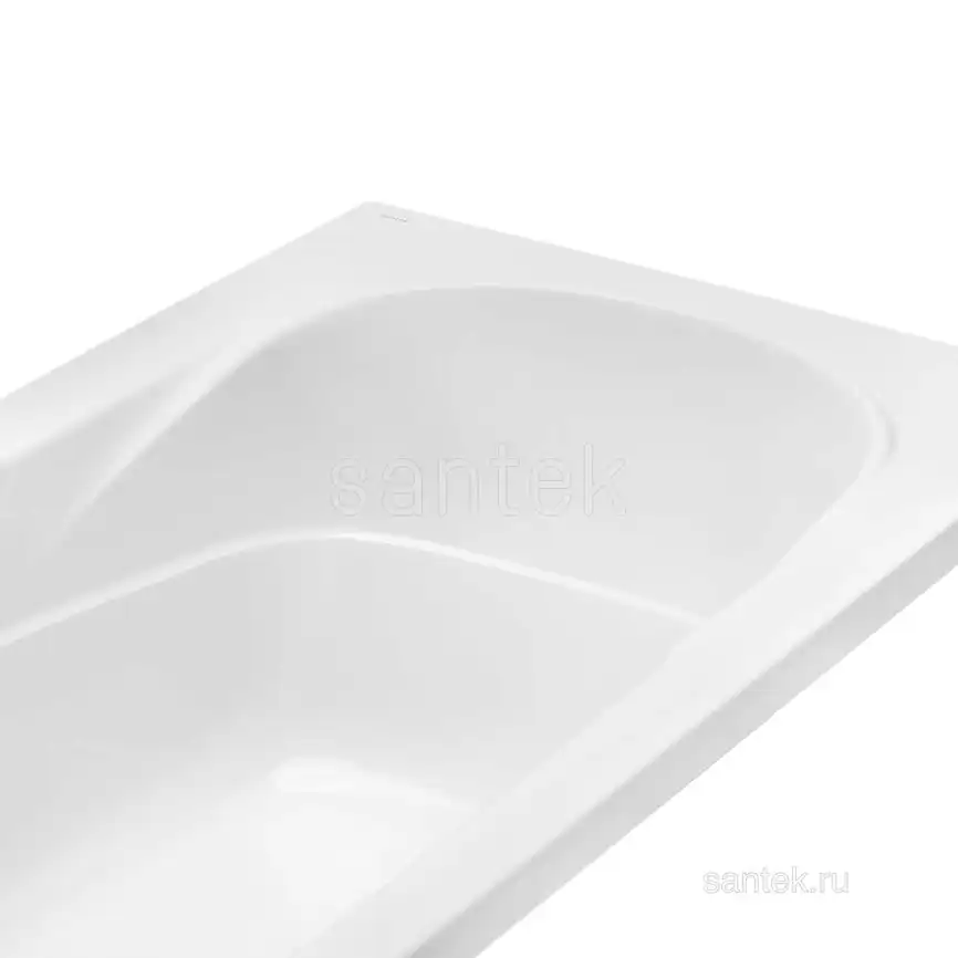 Акриловая ванна Santek Casablanca 170х80 1WH302441 прямоугольная, Белая фото 4