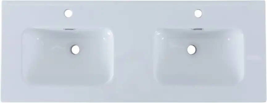 Раковина Aquanet Flat 120 254367 прямоугольная, Белая глянцевая фото 5