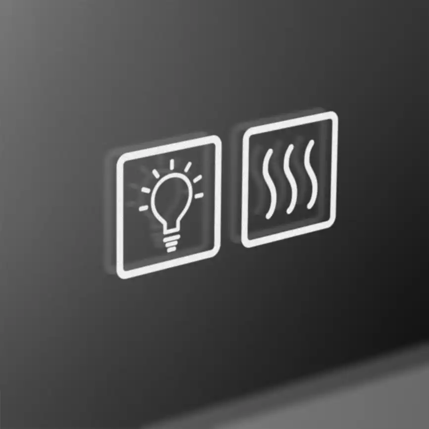 Зеркало BelBagno MARINO 100х60 SPC-MAR-1000-600-LED-TCH-WARM с подстветкой, сенсорный выключатель, с подогревом фото 7