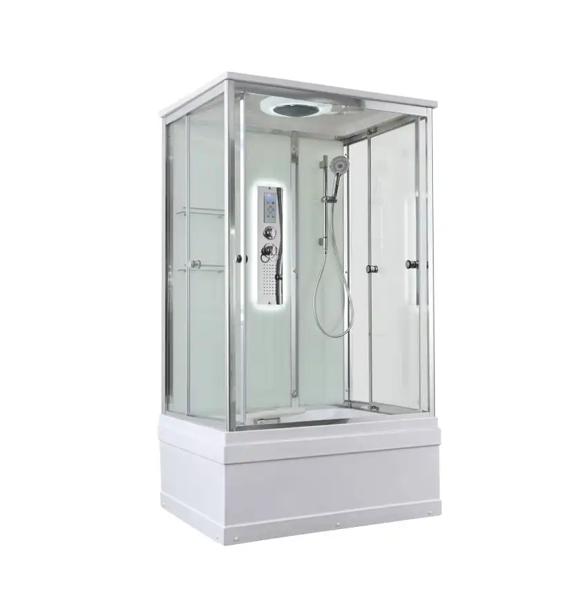 Душевая кабина AvaCan V5012LED 120x90 см, высокий поддон, с крышей фото 3