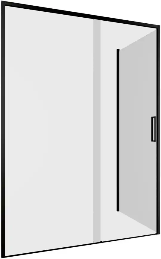 Душевой уголок Aquanet Pleasure Evo 140x80 AE65-140x80-BT профиль черный, прозрачное стекло фото 3