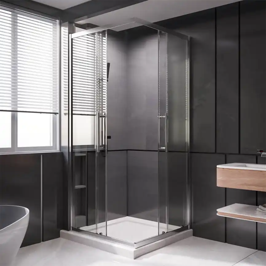 Душевой уголок Veconi Premium Trento 120х90 PTC20-CH-12090-01-C4, стекло Прозрачное профиль Хром фото 2