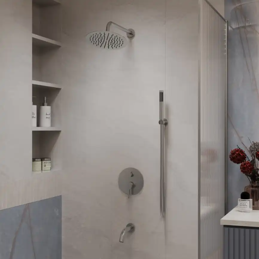 Душевая система  Vincea Villa VSFW-1VL3BN VSFW-1VL3BN встраиваемая, брашированный никель фото 1