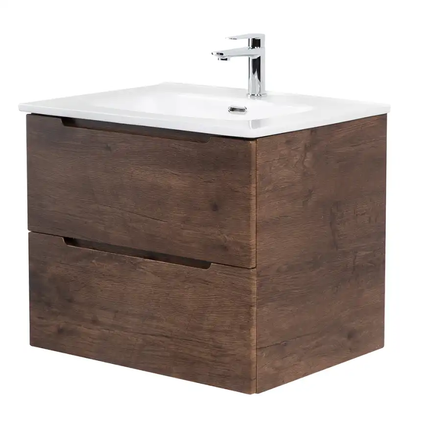 Тумба под раковину BelBagno ETNA-700-2C-SO-RW-P подвесная Rovere Moro фото 3