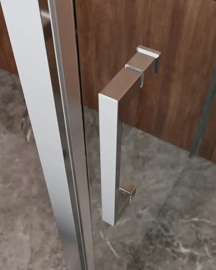 Душевой уголок CEZARES MOLVENO-AH-11-150/90-C-Cr-IV стекло Прозрачное, профиль Хром фото 2