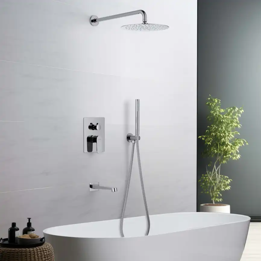 Душевая система Aquatek ОБЕРОН AQ1273CR, Хром фото 4