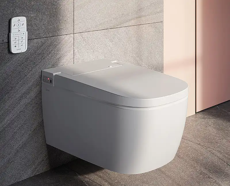Унитаз биде Vitra V-Care Comfort 5674B003-6194 подвесной с сиденьем Микролифт фото 5