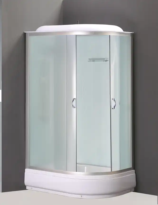 Душевая кабина Loranto 120х80 средний поддон, матовое стекло, профиль Хром, CS-66120-20 L F фото 2