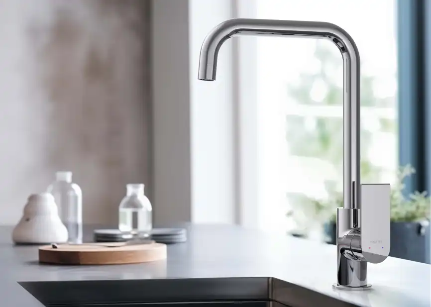 Смеситель для кухни Aquatek Лира AQ1480CR, Хром фото 4