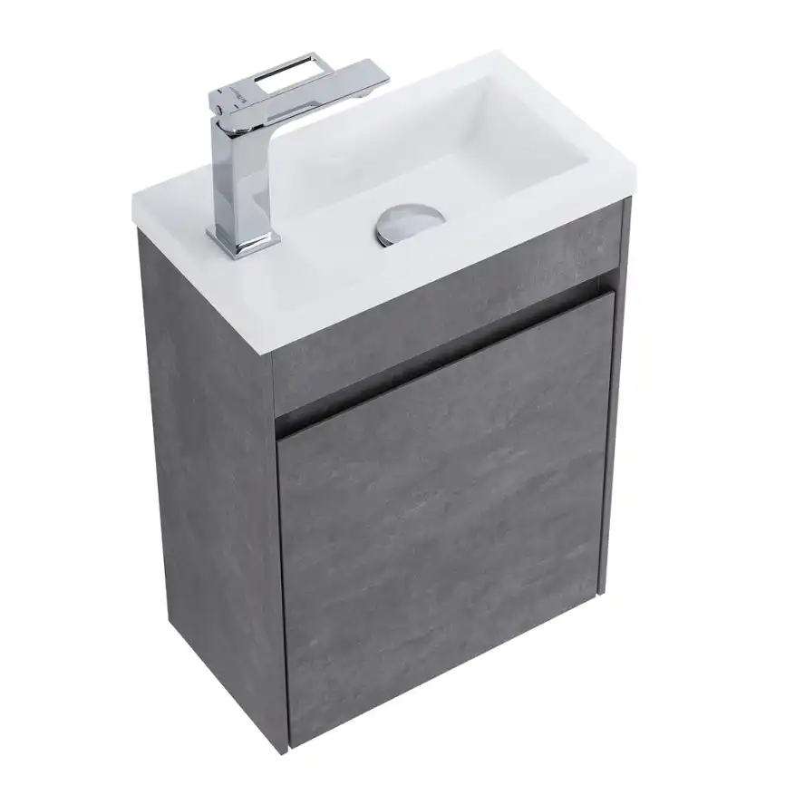 Тумба под раковину BelBagno PIETRA MINI-400-1A-SO-BL-R подвесная Bianco Lucido фото 10