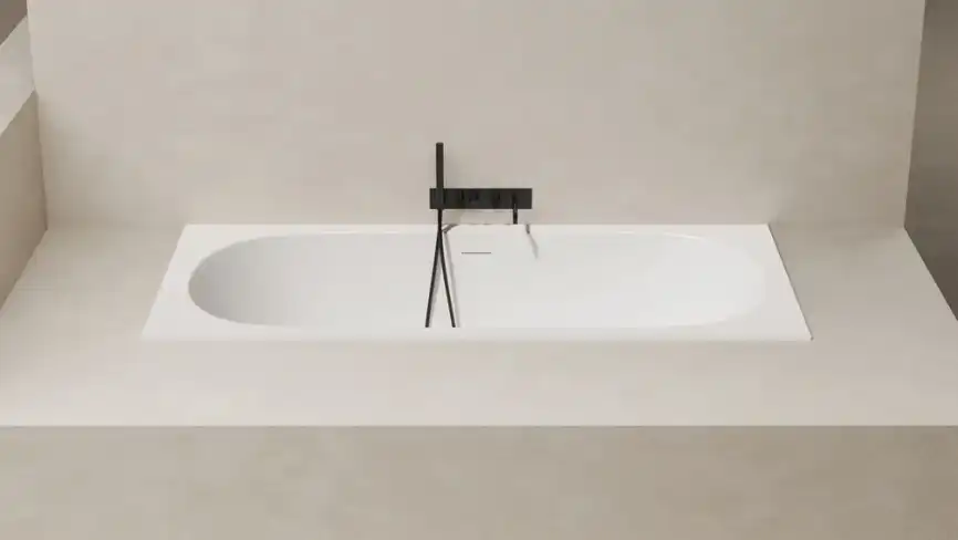 Ванна Salini ORNELLA 170х70 104613G из материала S-Sense, Белая глянцевая фото 6