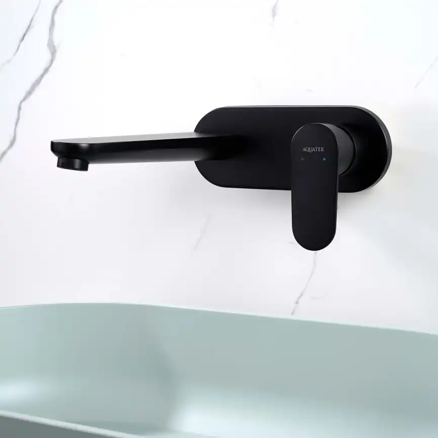 Смеситель для раковины Aquatek Ника AQ1813MB, Черный матовый фото 7