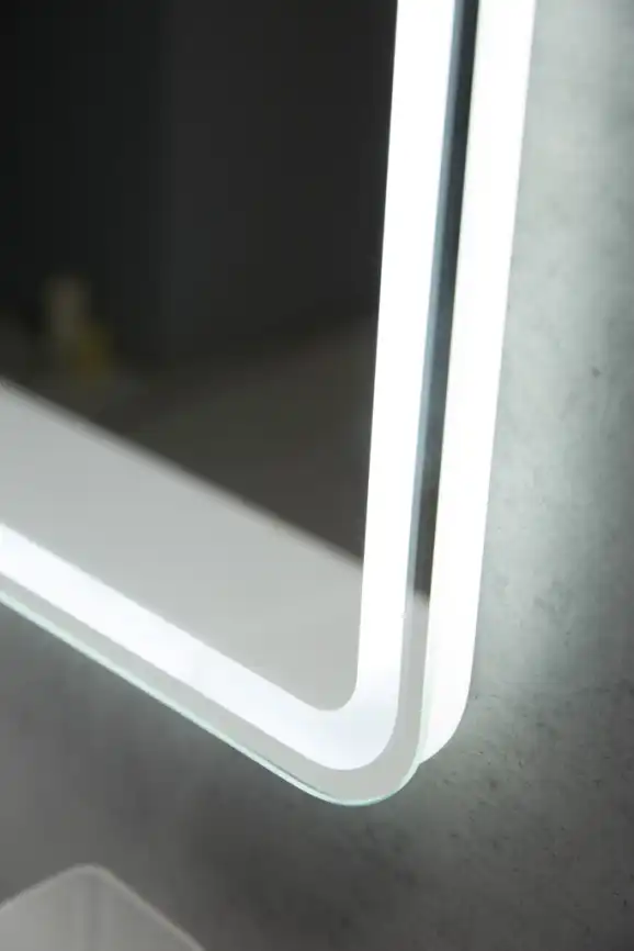Зеркало BelBagno MARINO 60х80 SPC-MAR-600-800-LED-TCH-RAD с подстветкой, сенсорный выключатель, с Bluetooth, цифровым термометром и радио фото 6