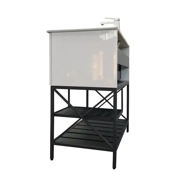 Тумба с умывальником Comforty Бредфорд 90 Белый, 00-00009955 фото 4