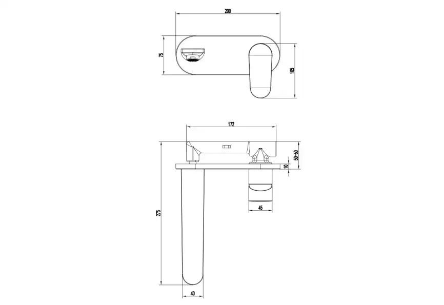 Смеситель для раковины Aquatek Ника AQ1813BGM, Оружейная сталь фото 2