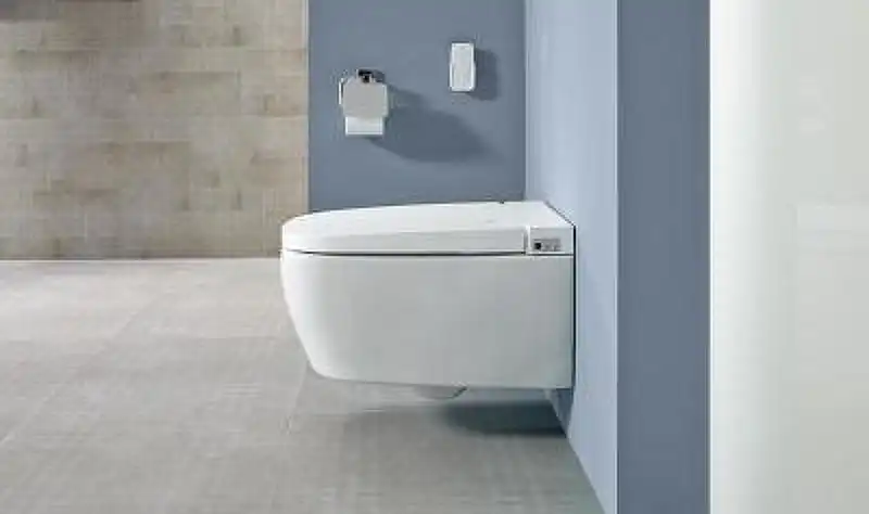 Унитаз биде Vitra V-Care Comfort 5674B003-6194 подвесной с сиденьем Микролифт фото 6