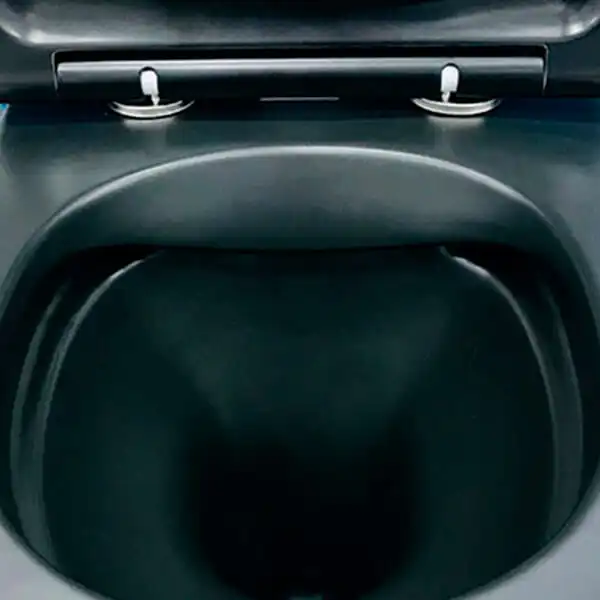 Унитаз подвесной AVS Тоник 801-0032-P-R-MB безободковый, черный матовый фото 8