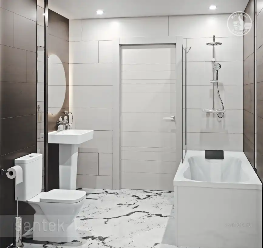 Унитаз-компакт Santek Нео с горизонтальным выпуском, стандарт- 2 реж., дюропласт, 1WH302187 фото 6