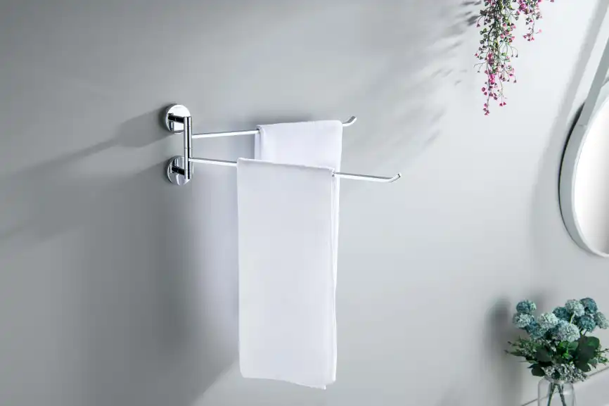 Держатель полотенец Aquatek Бетта AQ4613CR двойной, Хром фото 4