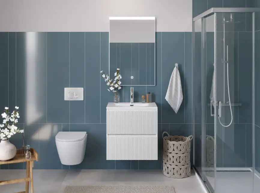 Тумба под раковину BelBagno UNO-700-2C-SO-BO подвесная, Bianco Opaco фото 12