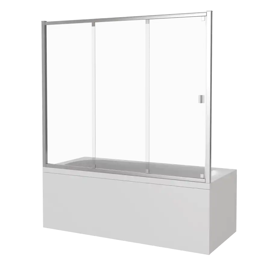 Шторка для ванны Good Door SCREEN WTW-180-G-CH 180 см, ПД00111, профиль Хром, стекло Рифленное фото 3