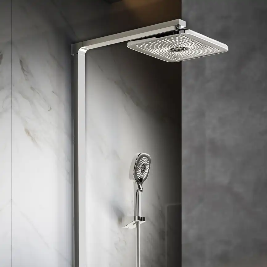 Душевая система  Vincea Inspire VSFS-3I13TCH VSFS-3I13TCH  с термостатом, хром фото 2
