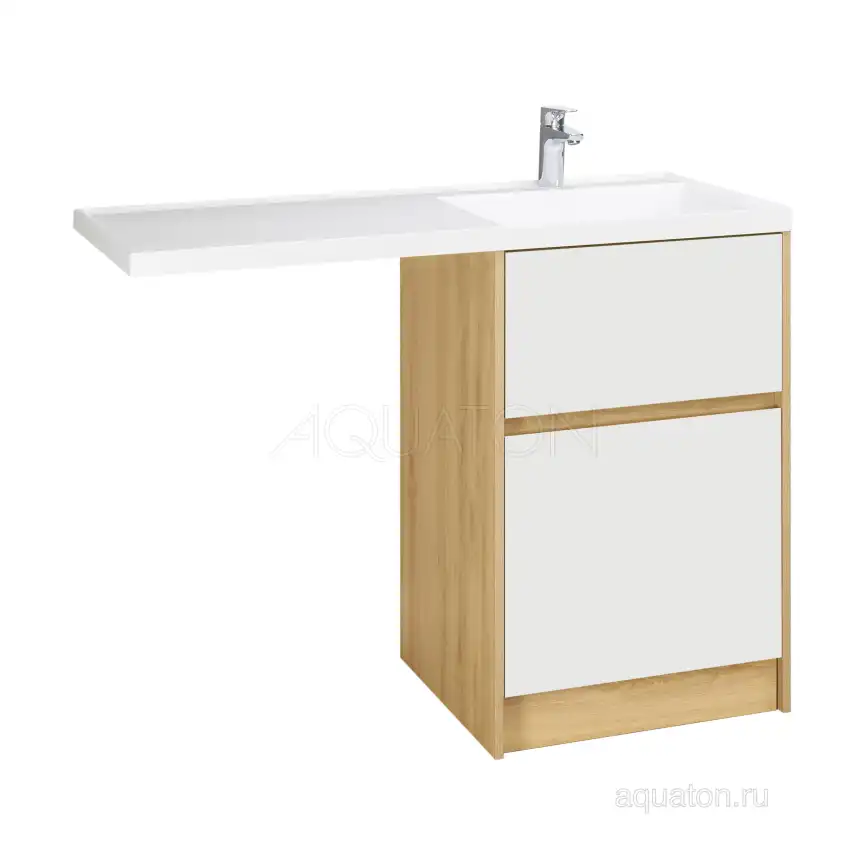 Фасад для тумбы Aquaton Лондри 60 Белый 1A274801LH010 фото 3