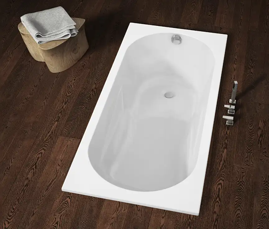 Акриловая ванна RIHO LAZY 170x75 прямоугольная B078001005 фото 2