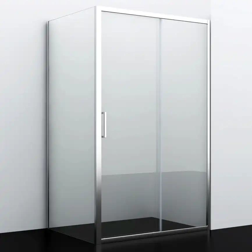 Душевой уголок WasserKRAFT Main 41S 110х80 41S14 профиль Хром стекло Прозрачное фото 3