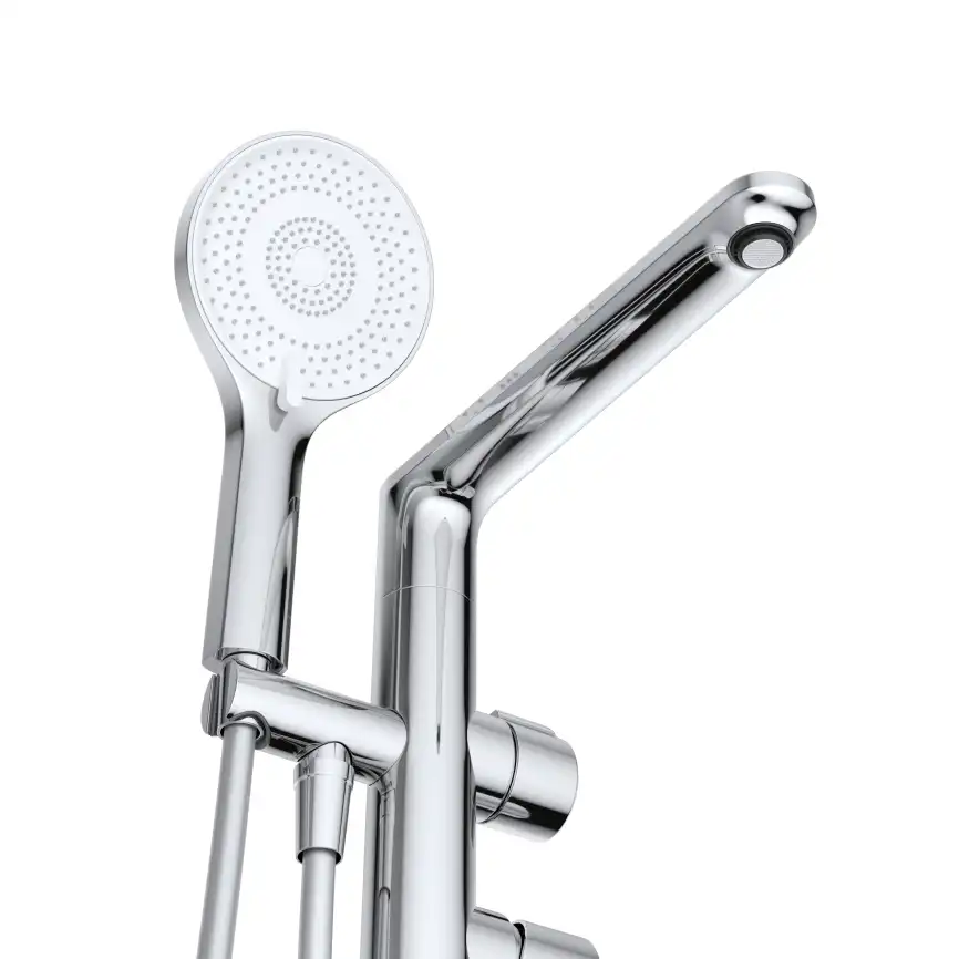 Напольный смеситель для ванны Cezares LUX-VDP-01, Хром фото 4