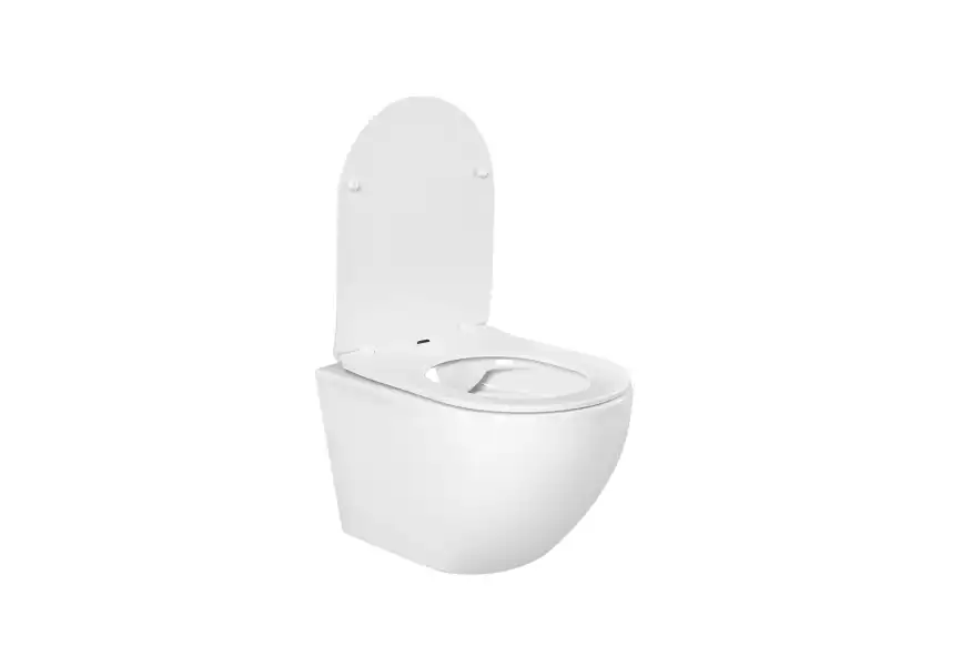 Подвесной унитаз Aquatek Европа AQ1901-00 безободковый, с сиденьем микролифт, Белый фото 6