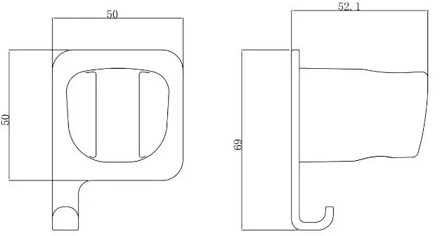 Держатель для душа Allen Brau Infinity 5.21B17-31 черный матовый фото 2