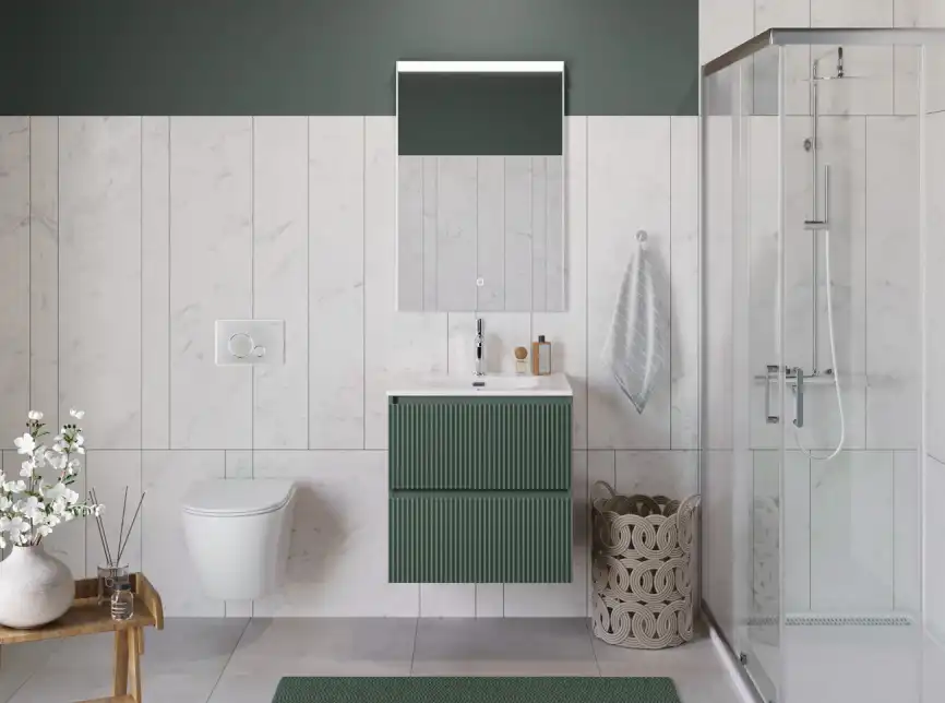 Тумба под раковину BelBagno UNO-700-2C-SO-VO подвесная, Еловый Матовый фото 12