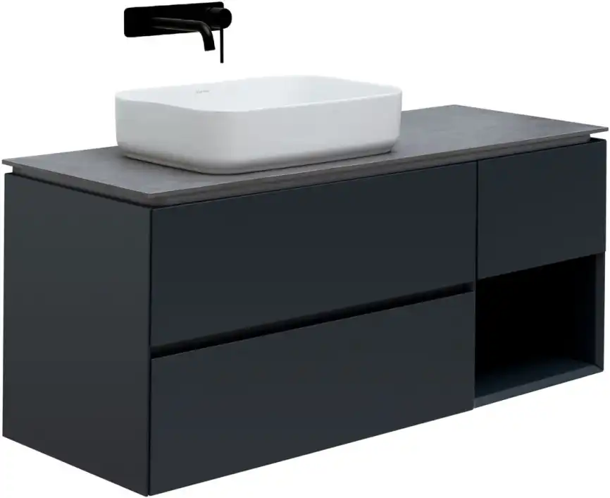 Тумба под раковину Allen Brau Infinity 120 1.21005.AM L антрацит матовый фото 1