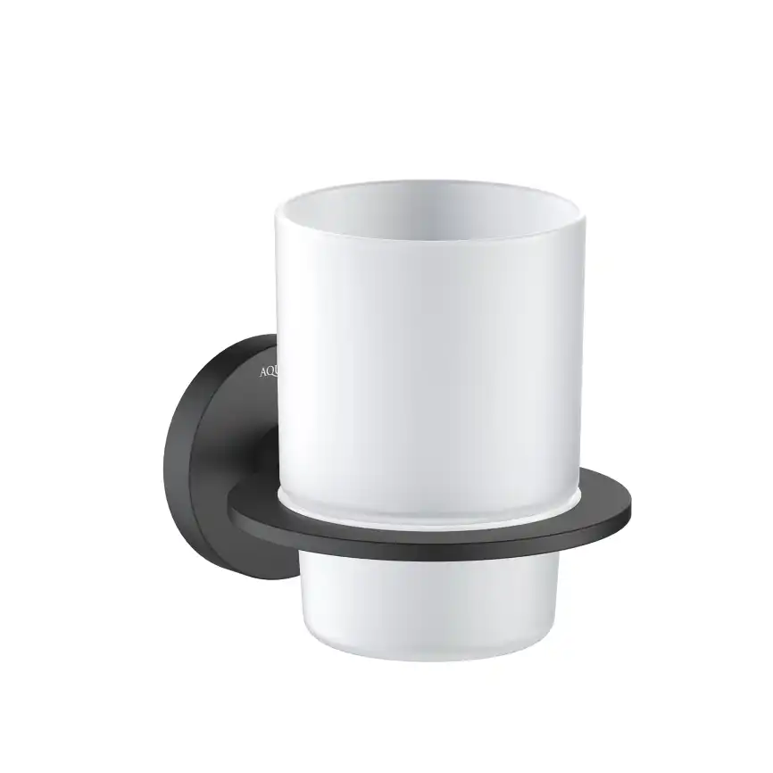 Стакан для ванной Aquatek Оберон AQ4204MB, Черный матовый фото 1