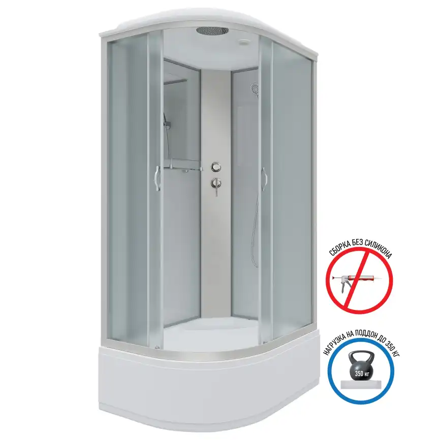 Душевая кабина Niagara Classic 120х80х215 NG-2310-14R высокий поддон, без гидромассажа, 23101424R фото 1