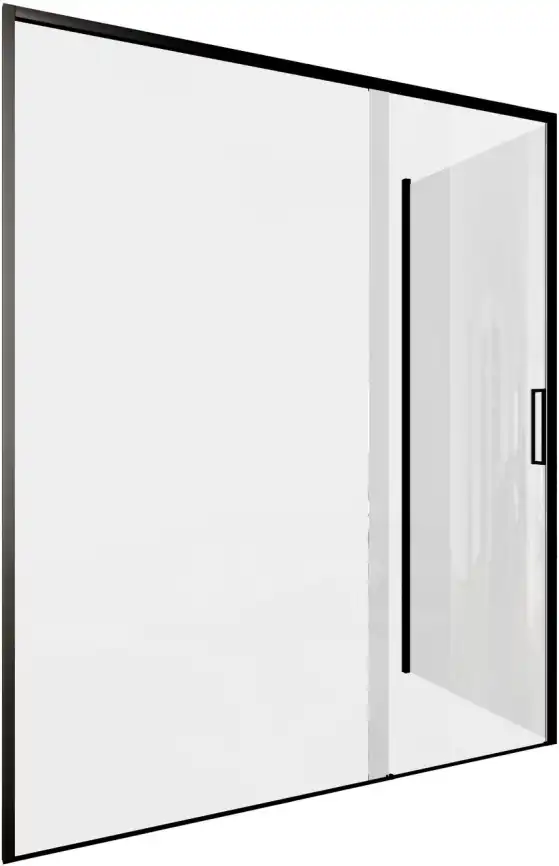 Душевой уголок Aquanet Pleasure Evo 160x80 AE65-160x80-BT профиль черный, прозрачное стекло фото 3