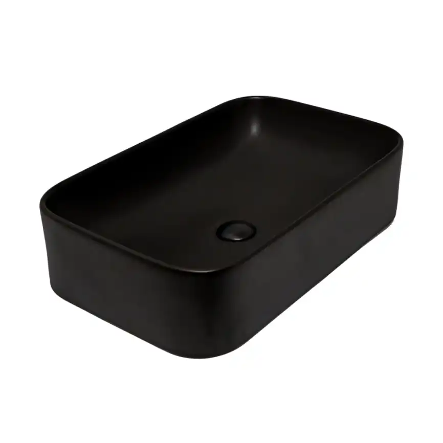 Раковина AVS Скарлет 61x38 черная матовая фото 1