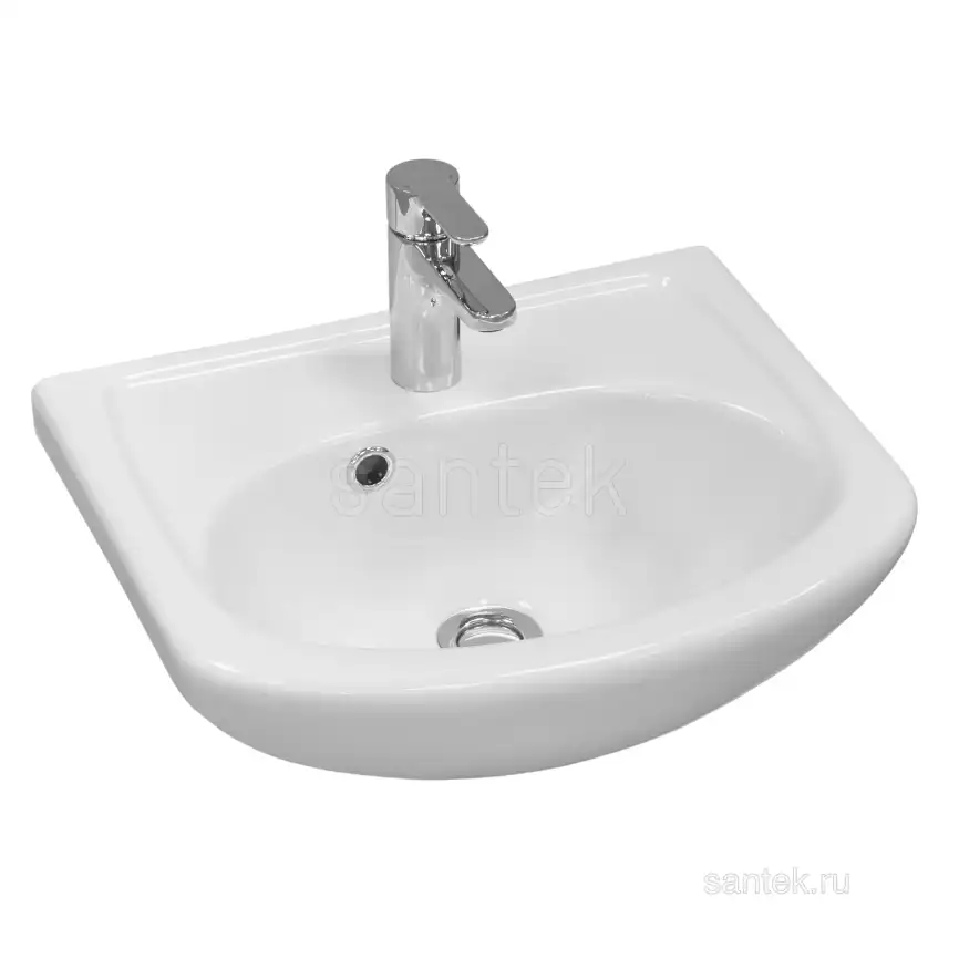Раковина Santek Азов 45 отверстие под смеситель 1WH112449 фото 1