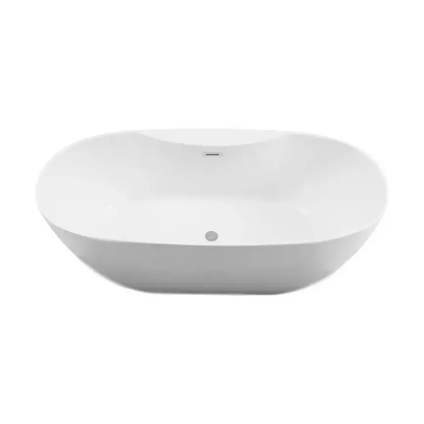 Акриловая отдельностоящая ванна Aquatek Аполо 170х78 см, AQ-1155778, белая глянцевая фото 4