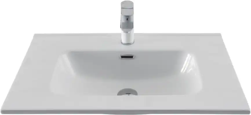 Раковина Aquanet Flat 70 284027 прямоугольная, Белая глянцевая фото 1