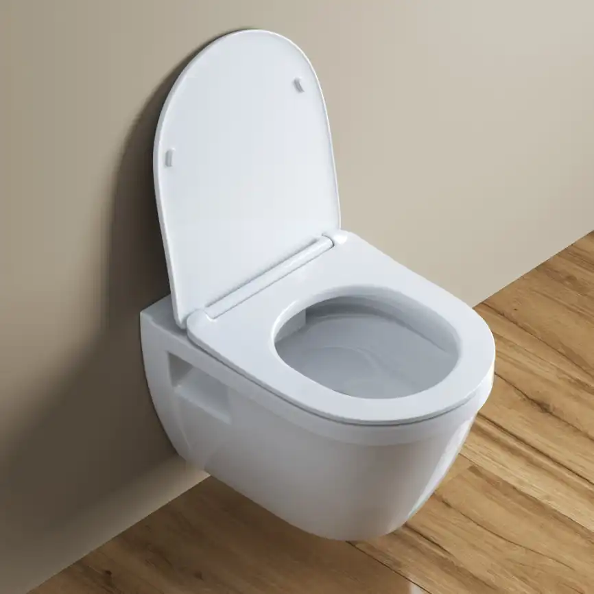 Подвесной унитаз BelBagno LOTO BB070CHR/SC, безободковый, с сиденьем микролифт, Белый фото 8