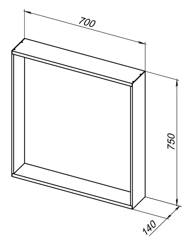 Зеркало Allen Brau Reality 70х75 1.32017.03 с подстветкой, сенсорный выключатель, Латунь фото 2